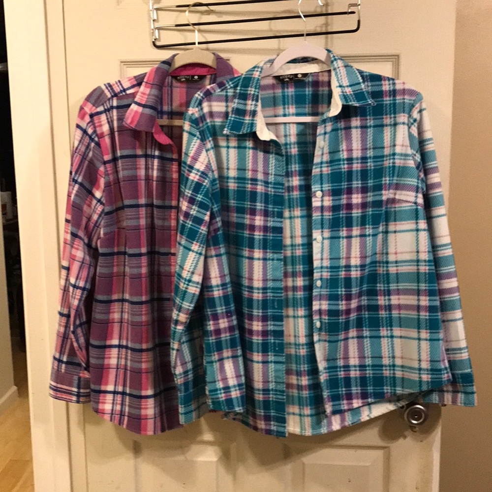 Riders by Lee 2 flannel shirts